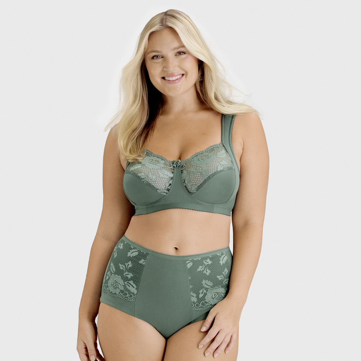 Miederhosen & Hüfthalter - Miss Mary Miederhose mit Elastikspitze, in Größe 038 bis 054, in Farbe WEISS Ansicht 8