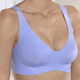 Damenwäsche - Sloggi ZERO Feel Bustier mit Push-up-Effekt, in Größe L bis S, in Farbe AZURBLAU – Farbe AZURBLAU – Ansicht 4