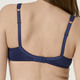 Soft-BH - Naturana BH mit Satinblende am Dekolleté, in Größe 075 bis 095, in Cup C, in Farbe MARINE – Farbe MARINE – Ansicht 3