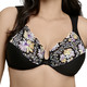 Bügel-BH - Glamorise Bügel-BH mit Floraldessin – Farbe SCHWARZ-BUNT – Ansicht 1 Bügel-BH - Glamorise Bügel-BH mit Floraldessin, in Größe 075 bis 115, in Cup D, in Farbe SCHWARZ-BUNT – Farbe SCHWARZ-BUNT – Ansicht 1