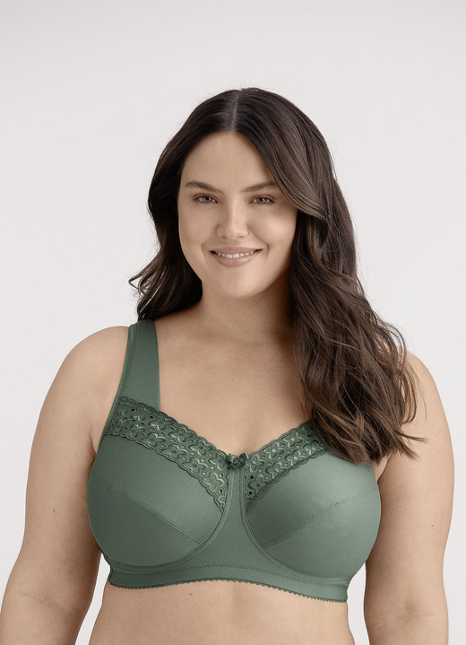 Soft-BH - Miss Mary BH mit Stickerei, in Größe 080 bis 110, in Cup D, in Farbe BLEU Ansicht 2