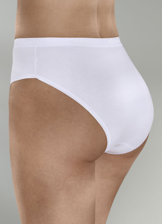 - Laurina Viererpack Slips, in Größe 036 bis 050, in Farbe WEISS Ansicht 2
