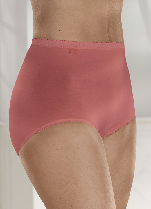 Slips - Sloggi Dreierpack Maxi-Slips  Ansicht 5 Slips - Sloggi Dreierpack Maxi-Slips , in Größe 038 bis 058, in Farbe 1X APRICOT, 1X ECRU, 1X TERRA Ansicht 5