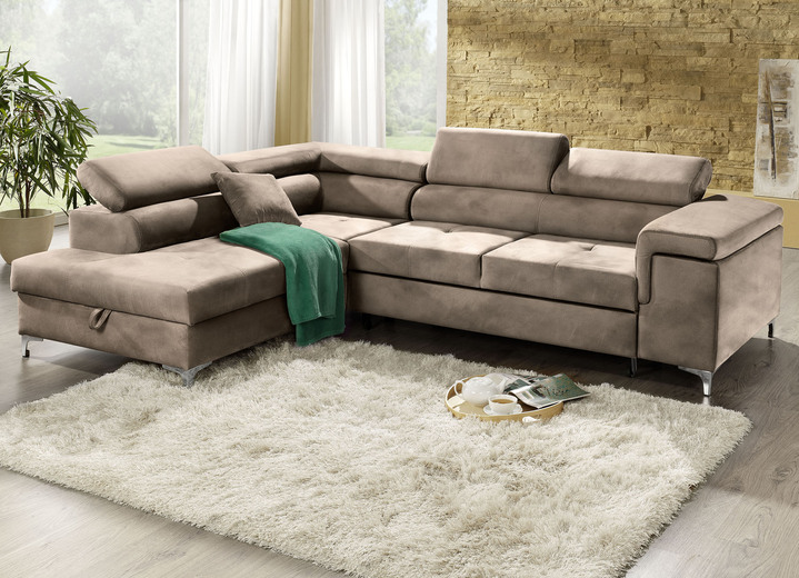 Polsterecken - Polsterecke mit Bettfunktion und Komfortschaum-Polsterung Ansicht 10 Polsterecken - Polsterecke mit Bettfunktion und Komfortschaum-Polsterung, in Farbe BEIGE Ansicht 10