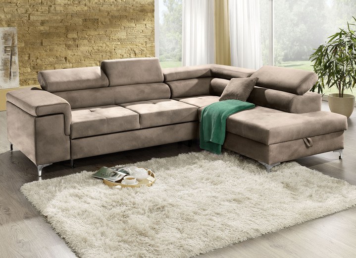 Polsterecken - Polsterecke mit Bettfunktion und Komfortschaum-Polsterung Ansicht 19 Polsterecken - Polsterecke mit Bettfunktion und Komfortschaum-Polsterung, in Farbe BEIGE Ansicht 19