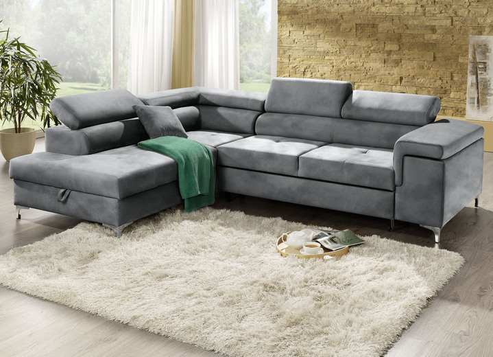 Polsterecken - Polsterecke mit Bettfunktion und Komfortschaum-Polsterung Ansicht 4 Polsterecken - Polsterecke mit Bettfunktion und Komfortschaum-Polsterung, in Farbe BEIGE Ansicht 4