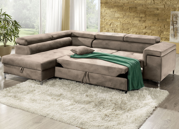 Polsterecken - Polsterecke mit Bettfunktion und Komfortschaum-Polsterung Ansicht 11 Polsterecken - Polsterecke mit Bettfunktion und Komfortschaum-Polsterung, in Farbe BEIGE Ansicht 11