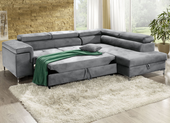 Polsterecken - Polsterecke mit Bettfunktion und Komfortschaum-Polsterung Ansicht 14 Polsterecken - Polsterecke mit Bettfunktion und Komfortschaum-Polsterung, in Farbe BEIGE Ansicht 14