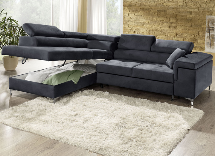 Polsterecken - Polsterecke mit Bettfunktion und Komfortschaum-Polsterung Ansicht 9 Polsterecken - Polsterecke mit Bettfunktion und Komfortschaum-Polsterung, in Farbe BEIGE Ansicht 9