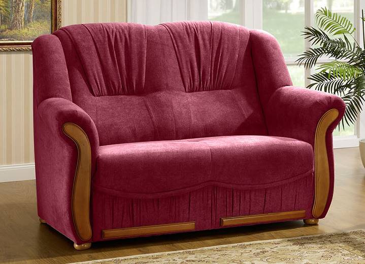 Sessel - Polstermöbel mit angenehmem, hochflorigem Stoffbezug Ansicht 20 Sessel - Polstermöbel mit angenehmem, hochflorigem Stoffbezug, in Farbe ROT, in Ausführung Sessel Ansicht 20