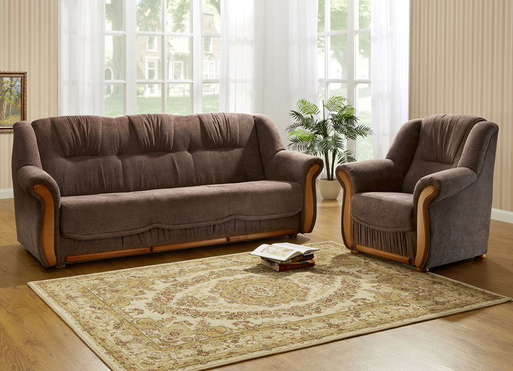 Sessel - Polstermöbel mit angenehmem, hochflorigem Stoffbezug Ansicht 6 Sessel - Polstermöbel mit angenehmem, hochflorigem Stoffbezug, in Farbe ROT, in Ausführung Sessel Ansicht 6