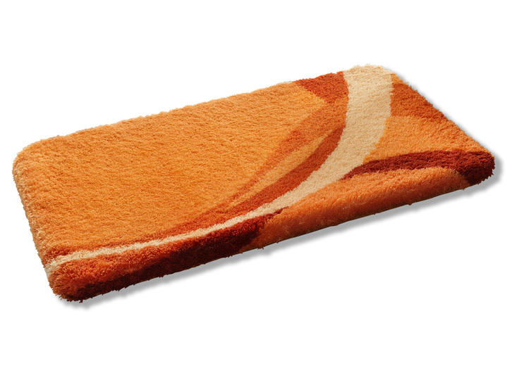 Badgarnituren - Badgarnitur von Kleine Wolke mit rutschhemmender Rückseite, in Größe 100 (Vorleger halbrund, 50/ 80 cm) bis 112 (WC-Deckelbezug, 47/ 50 cm), in Farbe BLAU Ansicht 4