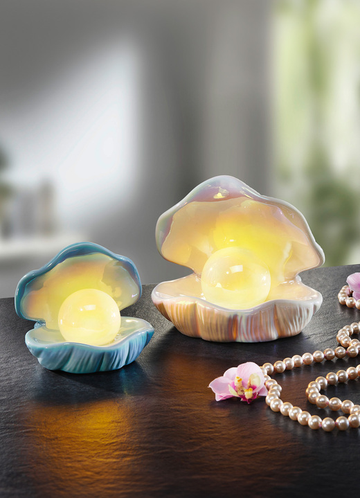 Badezimmeraccessoires - Muschel mit LED-Beleuchtung, in Farbe , in Ausführung Muschel klein Ansicht 1