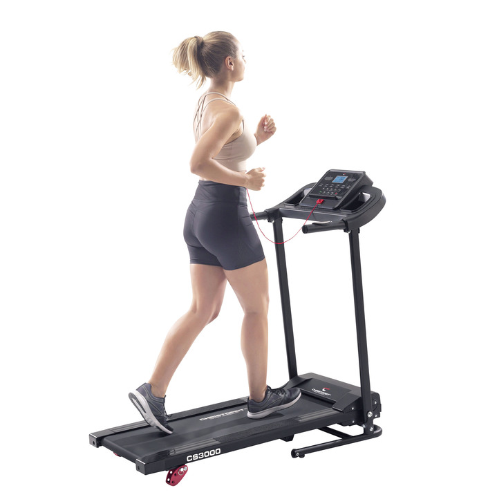 Fitnessgeräte - Elektrisches Laufband CS3000, in Farbe SCHWARZ Ansicht 1