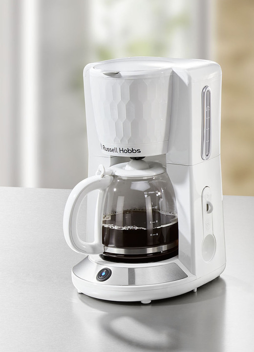 Kaffeemaschinen - Russell Hobbs Frühstücksserie Honeycomb aus Hochglanz-Kunststoff, in Farbe WEISS, in Ausführung Wasserkocher Ansicht 3