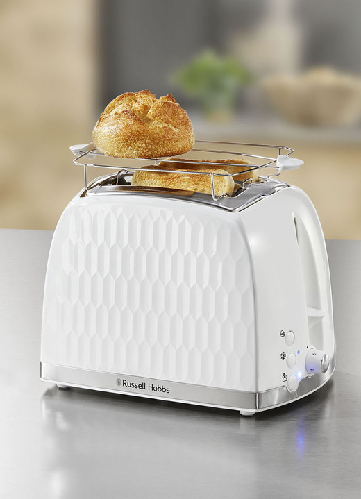 Kaffeemaschinen - Russell Hobbs Frühstücksserie Honeycomb aus Hochglanz-Kunststoff, in Farbe WEISS, in Ausführung Wasserkocher Ansicht 6