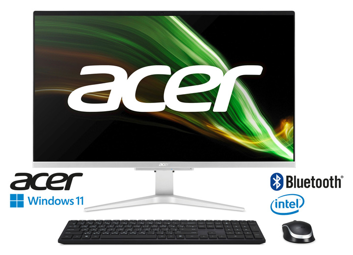 - Acer Aspire C27-1655 All-in-One PC, in Farbe SILBER Ansicht 1