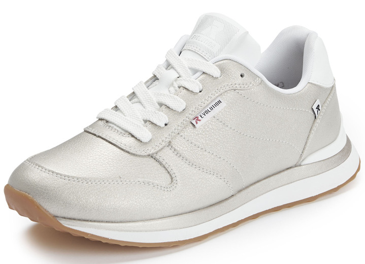- Rieker Sneaker mit MemoSoft-Textilfußbett, in Größe 037 bis 042, in Farbe GOLDBEIGE Ansicht 1