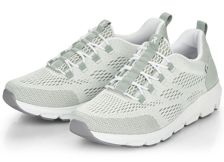 - Rieker Sneaker mit elastischer Zierschnürung, in Größe 036 bis 042, in Farbe MINT Ansicht 4