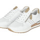 - Remonte Sneaker mit unterlegter Zierlochung, in Größe 036 bis 042, in Farbe WEISS-SAND – Farbe WEISS-SAND – Ansicht 4