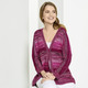 - Strickjacke mit Farbverlauf, in Größe 036 bis 052, in Farbe BEERE-PINK MELIERT – Farbe BEERE-PINK MELIERT – Ansicht 2