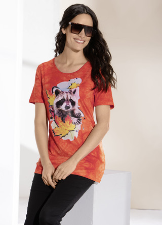 Flottes Shirt mit farbbrillantem Inkjet-Druck