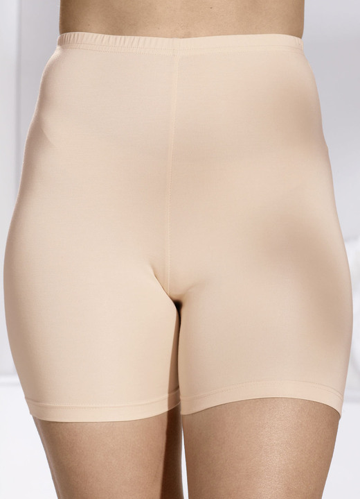 Leggings - Unterzieh-Radlerhose aus superweichem Feinjersey, in Größe L (44/46) bis XXL (52/54), in Farbe SCHWARZ Ansicht 7