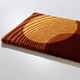 Badgarnituren - Badgarnitur von LineaDue mit rutschhemmender Rückseite – Farbe TERRA Badgarnituren - Badgarnitur von LineaDue mit rutschhemmender Rückseite, in Größe 100 (Vorleger halbrund, 50/ 80 cm) bis 112 (WC-Deckelbezug, 47/ 50 cm), in Farbe TERRA