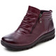 Stiefel & Stiefeletten - ELENA EDEN, gefütterte Damen-Boots, Winterschuhe, Weite H, mit Reißverschluss, in Größe 3 1/2 bis 8, in Farbe GRAU – Farbe BORDEAUX – Ansicht 1