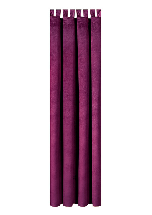 Klassisch - Energiespar-Verdunkelungsschals in Samtoptik, in Größe 364 (H150xB140 cm) bis 436 (H245xB140 cm), in Farbe CREME, in Ausführung mit Universalschienenband Ansicht 19