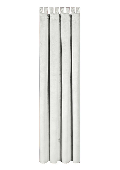 Klassisch - Energiespar-Verdunkelungsschals in Samtoptik, in Größe 364 (H150xB140 cm) bis 436 (H245xB140 cm), in Farbe BORDEAUX, in Ausführung mit Universalschienenband Ansicht 7