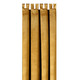 Klassisch - Energiespar-Verdunkelungsschals in Samtoptik, in Größe 364 (H150xB140 cm) bis 436 (H245xB140 cm), in Farbe CREME, in Ausführung mit Universalschienenband – Farbe GOLD – Ansicht 1