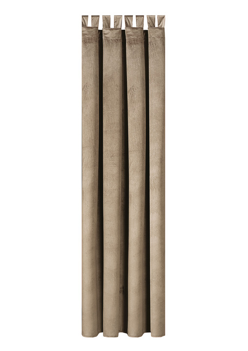 Klassisch - Energiespar-Verdunkelungsschals in Samtoptik, in Größe 364 (H150xB140 cm) bis 436 (H245xB140 cm), in Farbe BORDEAUX, in Ausführung mit Universalschienenband Ansicht 8