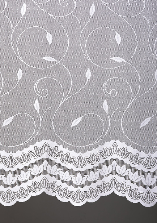 Klassisch - Leichter Langstore, in Größe 179 (175x450 cm) bis 298 (245x600 cm), in Farbe WEISS Ansicht 2