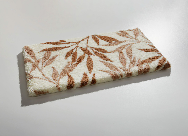 Badgarnituren - Badgarnitur von Grund mit rutschhemmender Rückseite, in Größe 100 (Vorleger halbrund, 50/ 80 cm) bis 112 (WC-Deckelbezug, 47/ 50 cm), in Farbe GRÜN Ansicht 6