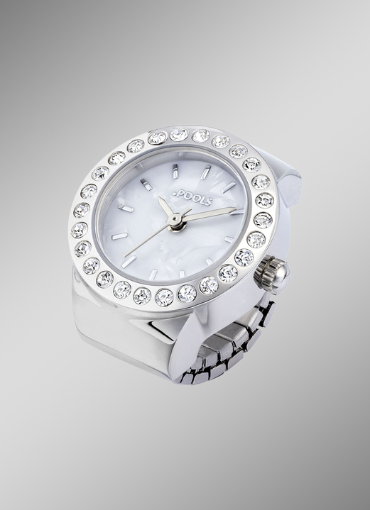 Uhren - Ringuhr, in Farbe  Ansicht 1