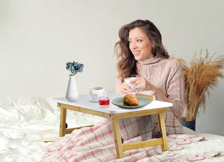 Praktische Hilfsmittel - Falttisch, in Farbe BRAUN-WEISS Ansicht 1