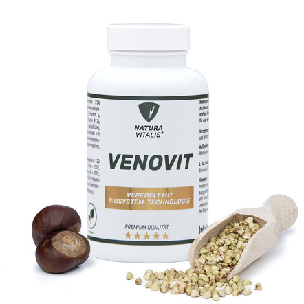Venovit Kapseln mit hochdosiertem Vitamin C und Magnesium