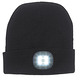 Mützen & Hüte - Modische Mütze mit integrierter, herausnehmbarer LED-Lampe, in Farbe SCHWARZ – Farbe SCHWARZ – Ansicht 1