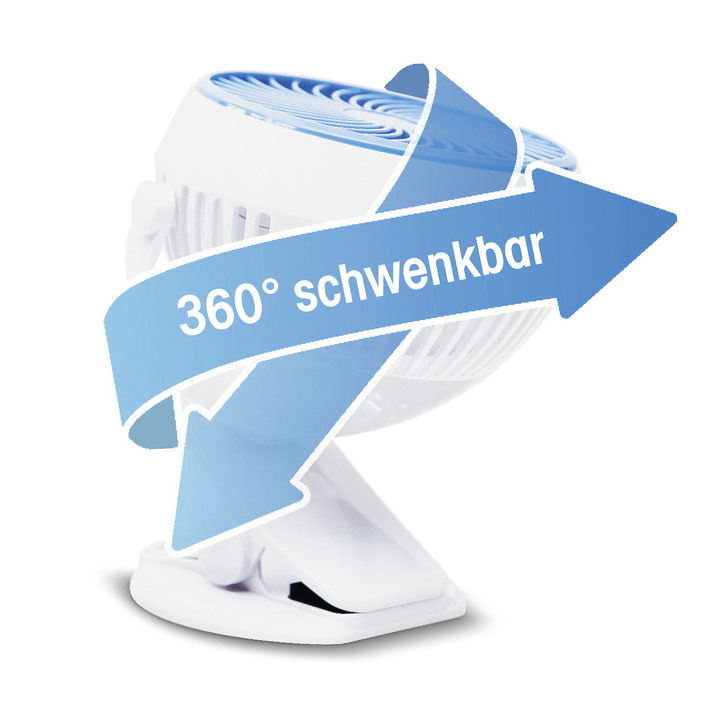 Praktische Hilfsmittel - Livington Go Fan Mini-Ventilator Ansicht 2 Praktische Hilfsmittel - Livington Go Fan Mini-Ventilator, in Farbe WEISS Ansicht 2