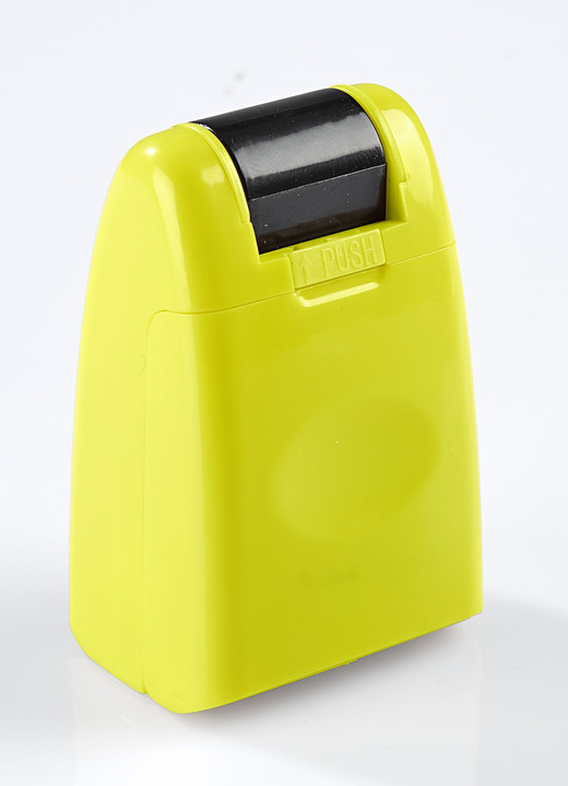 Sicherheit - Datenschutz-Stempelroller zum Schutz vor Datenklau, in Farbe  Ansicht 2