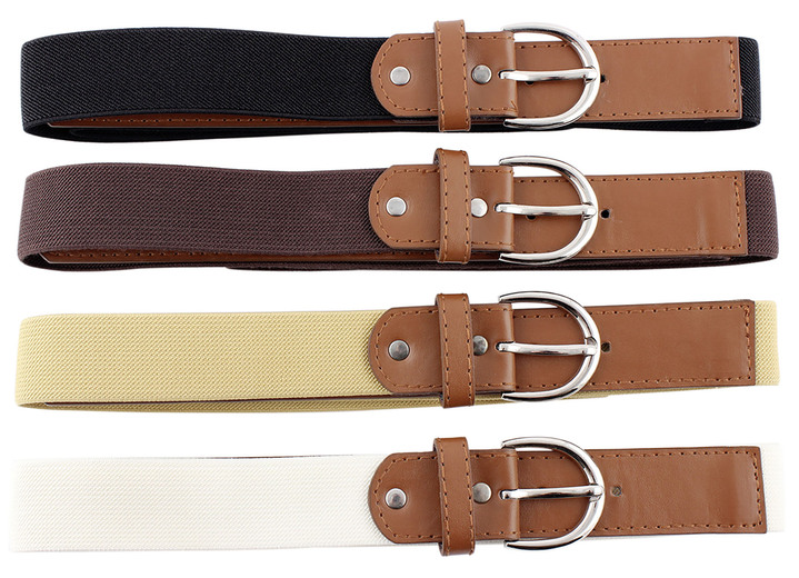 Praktische Hilfsmittel - Elastische Gürtel, 4er Set, passend für alle Größen, in Farbe  Ansicht 3