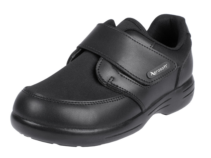 Slipper & Schnürschuhe - Damen-/Herren-Klettschuh in Weite H für den kräftigen Fuß Ansicht 2 Slipper & Schnürschuhe - Damen-/Herren-Klettschuh in Weite H für den kräftigen Fuß, in Größe 036 bis 046, in Farbe BLAU Ansicht 2