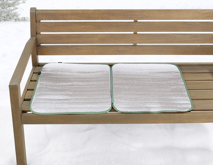 - Thermo Sitz- und Rückenkissen XL, in Farbe SILBER-GRÜN Ansicht 3