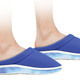 Slipper & Schnürschuhe - Gel-Slipper, in Größe L bis XXL, in Farbe BLAU-WEISS – Farbe BLAU-WEISS – Ansicht 3