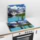 Haushaltshelfer - Herdabdeckplatten Bergsee, 2er-Set, in Farbe BERGSEE – Farbe BERGSEE – Ansicht 1