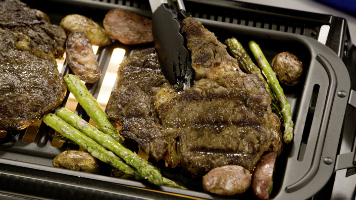 Küchengeräte - Multigrill von Livington, in Farbe ROT Ansicht 5