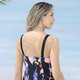Tankinis - Schwab Tankini in weiter Form mit Softschalen, bis Cup E – Farbe SCHWARZ-BUNT – Ansicht 3 Tankinis - Schwab Tankini in weiter Form mit Softschalen, bis Cup E, in Größe 038 bis 058, in Cup B, in Farbe SCHWARZ-BUNT – Farbe SCHWARZ-BUNT – Ansicht 3