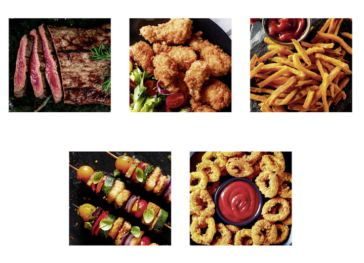 - Ein Muss für alle Grillfans: Multigrill mit Heißluft, in Farbe SCHWARZ-SILBER Ansicht 3