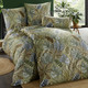 Bettwäschegarnituren - Digitalbedruckte Bettwäsche-Garnitur aus 100% Baumwolle, in Größe 111 (40/80 cm + 135/200 cm) bis 412 (4-teiliges Sparset: 2x 80/80 cm + 2x 135/200 cm), in Farbe GRÜN